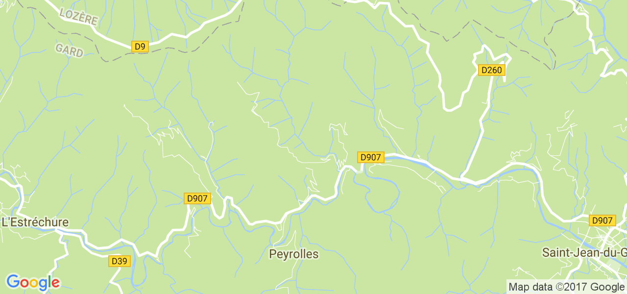 map de la ville de Peyrolles