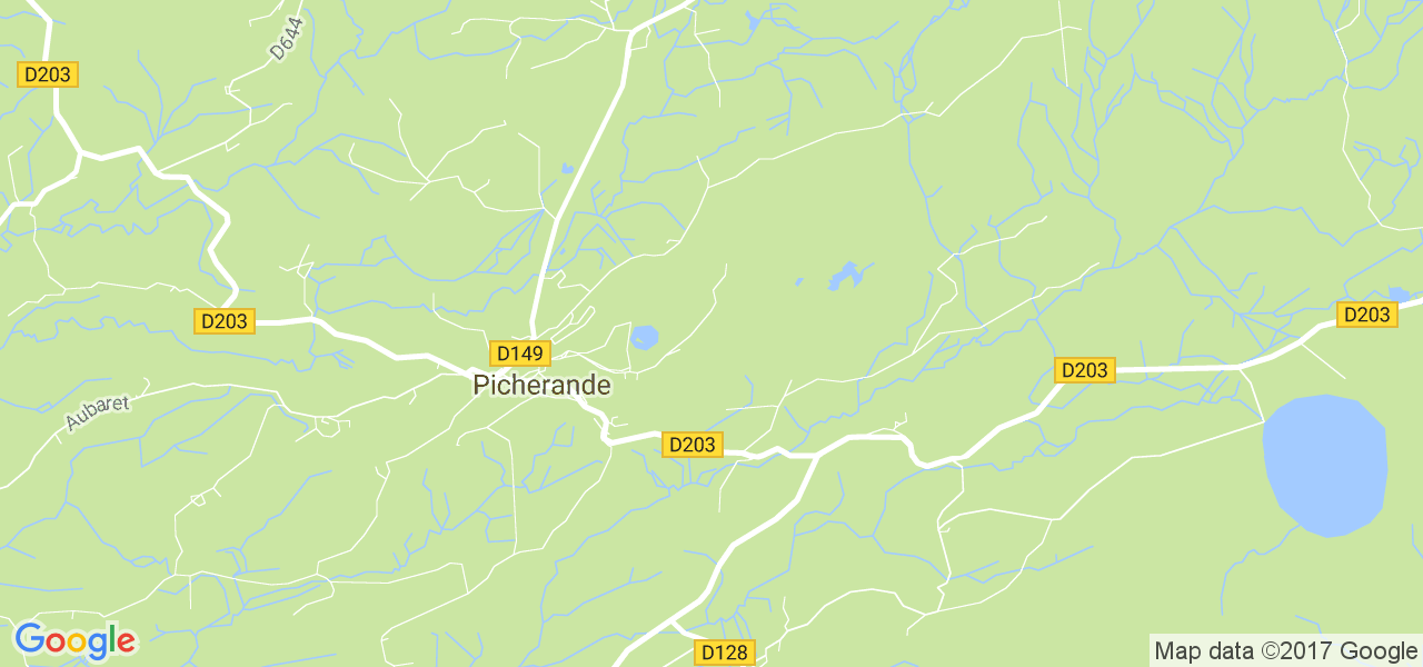 map de la ville de Picherande