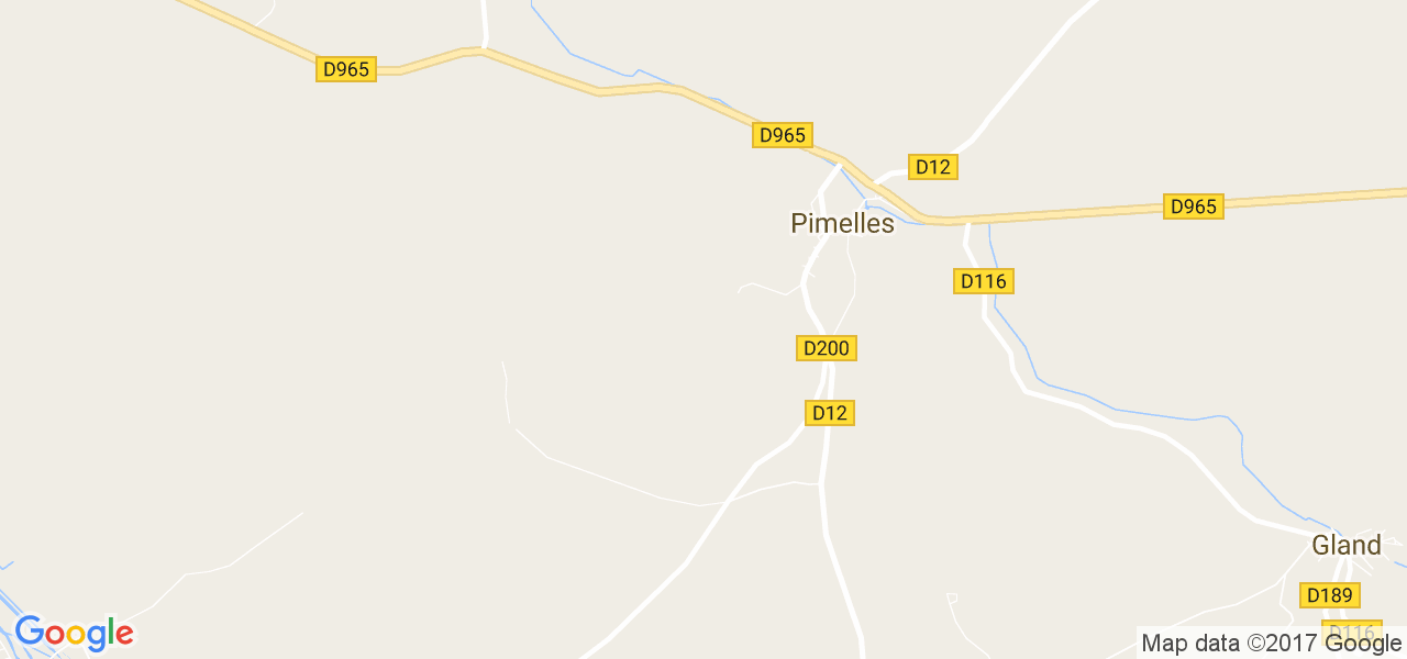 map de la ville de Pimelles