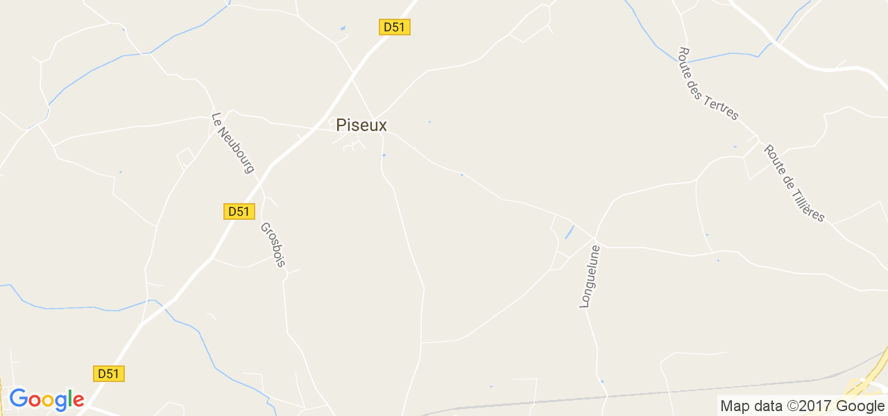 map de la ville de Piseux