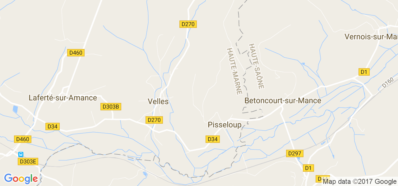 map de la ville de Pisseloup