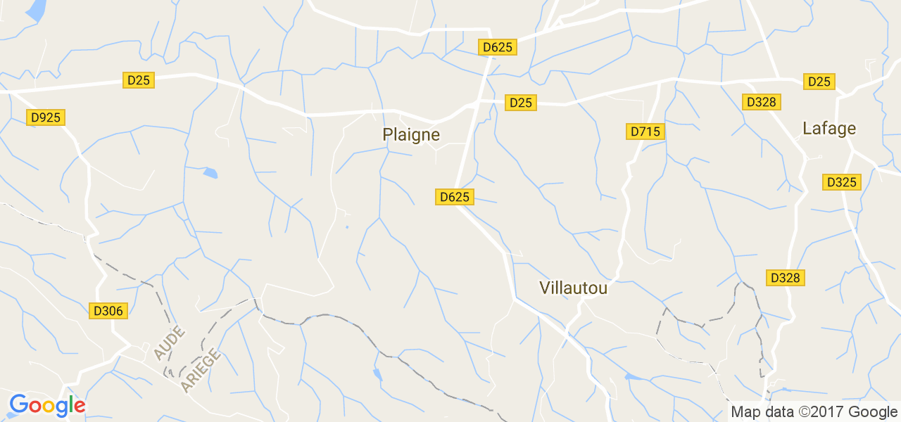 map de la ville de Plaigne