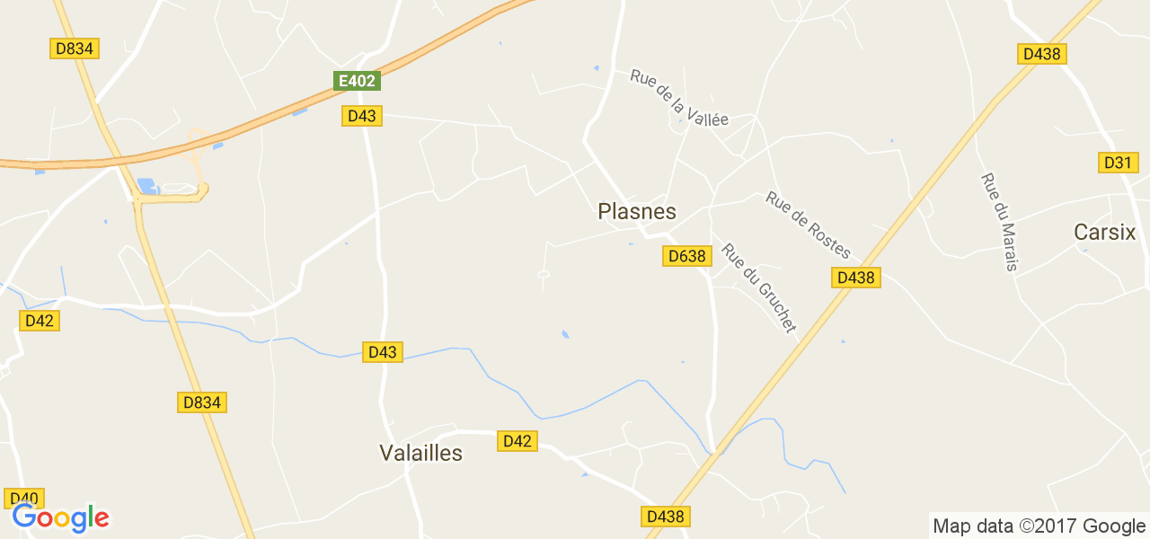 map de la ville de Plasnes