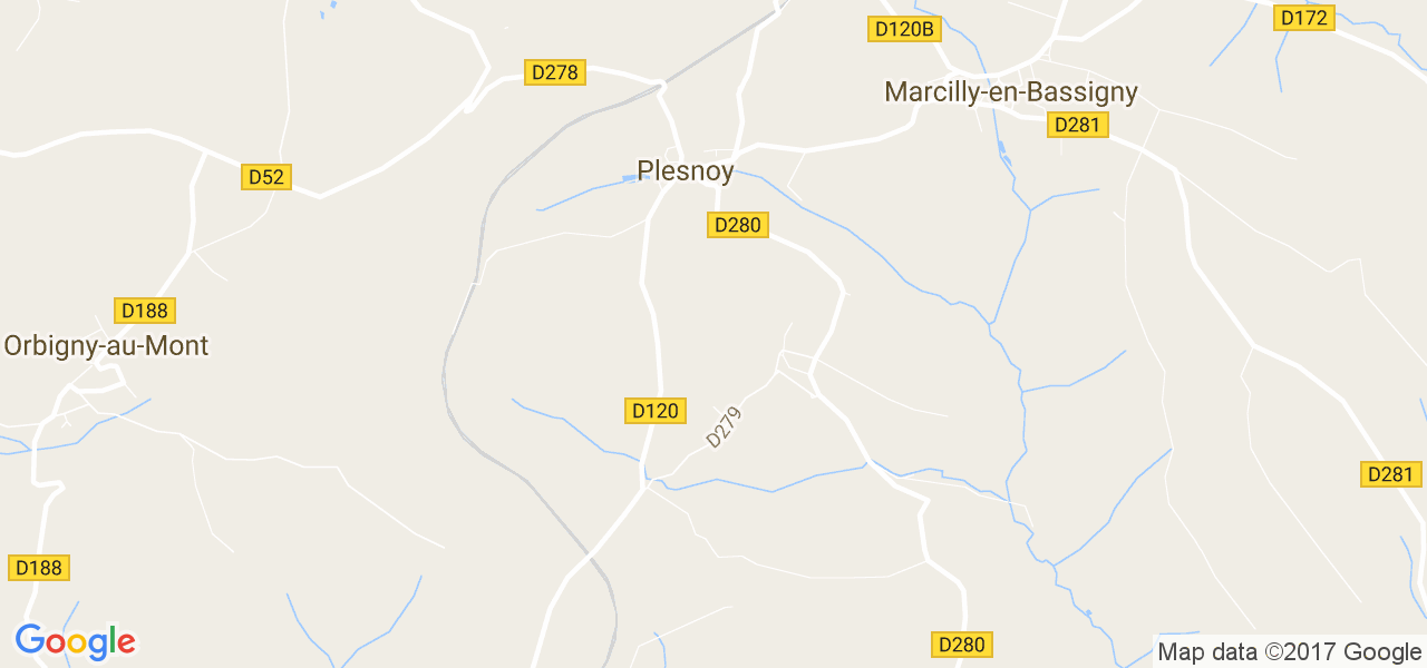 map de la ville de Plesnoy