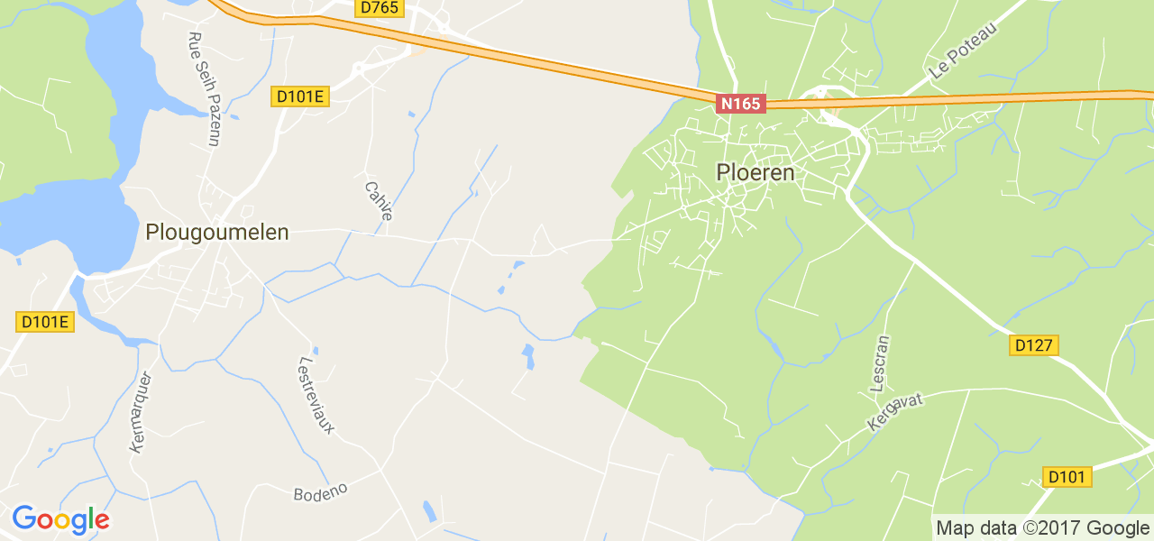 map de la ville de Ploeren
