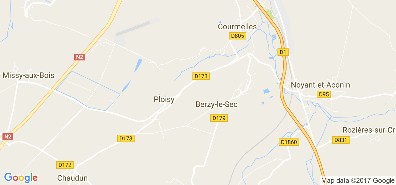 map de la ville de Ploisy