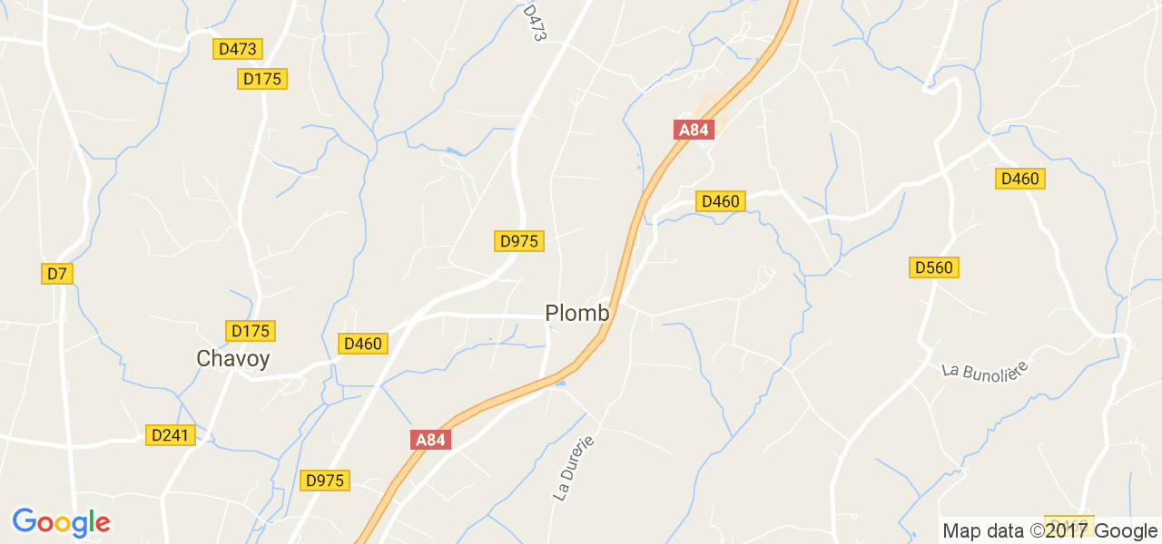 map de la ville de Plomb