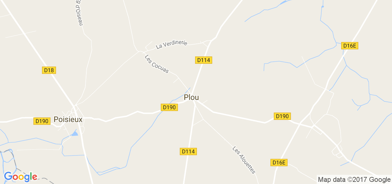 map de la ville de Plou