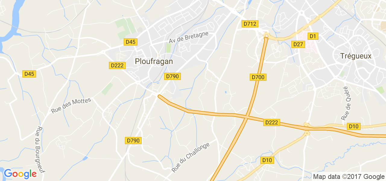 map de la ville de Ploufragan