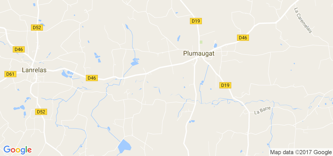 map de la ville de Plumaugat