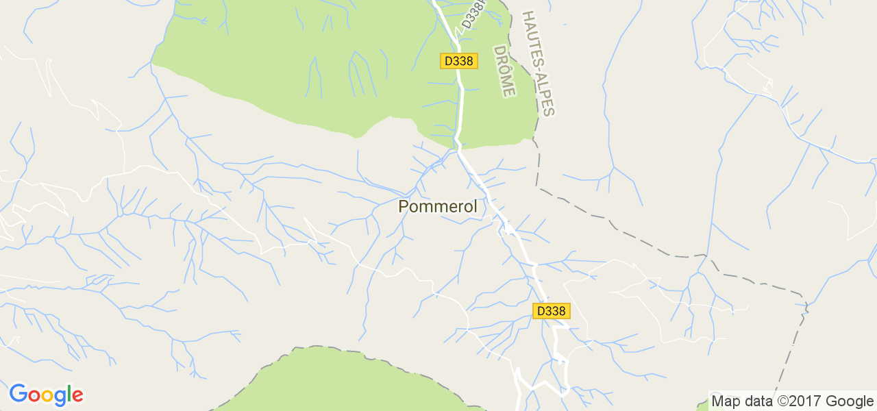 map de la ville de Pommerol