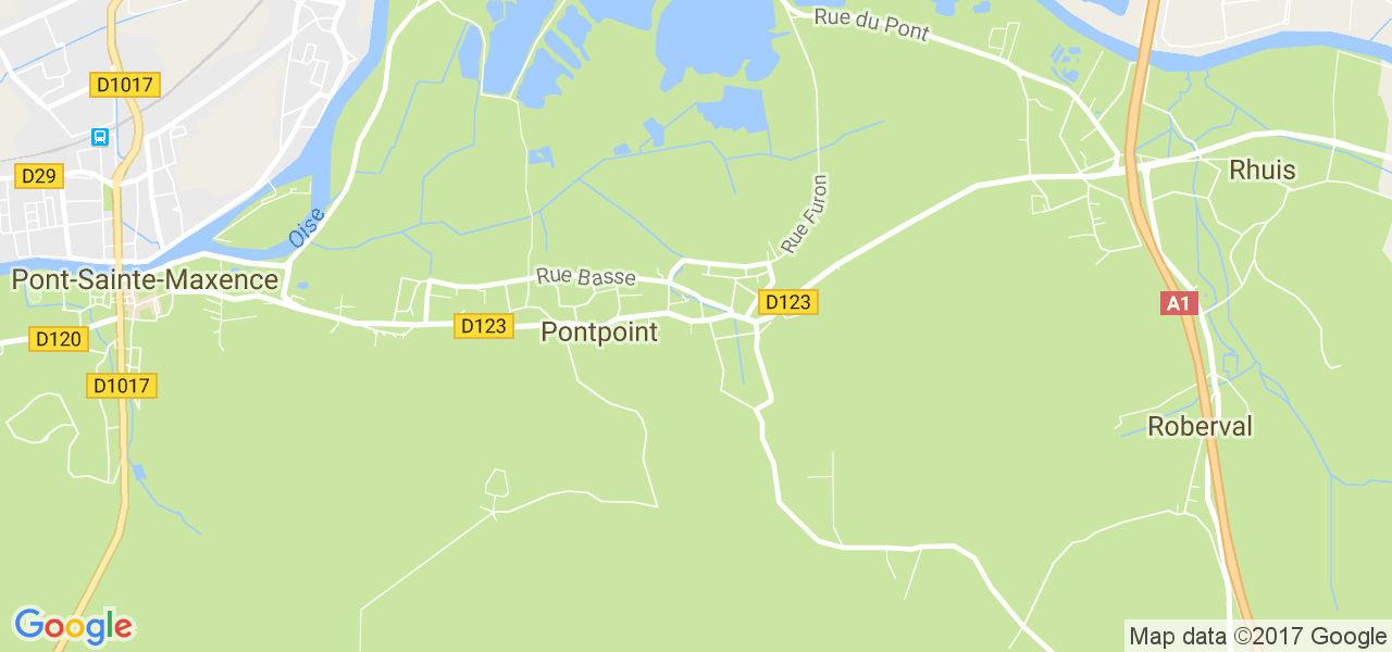 map de la ville de Pontpoint