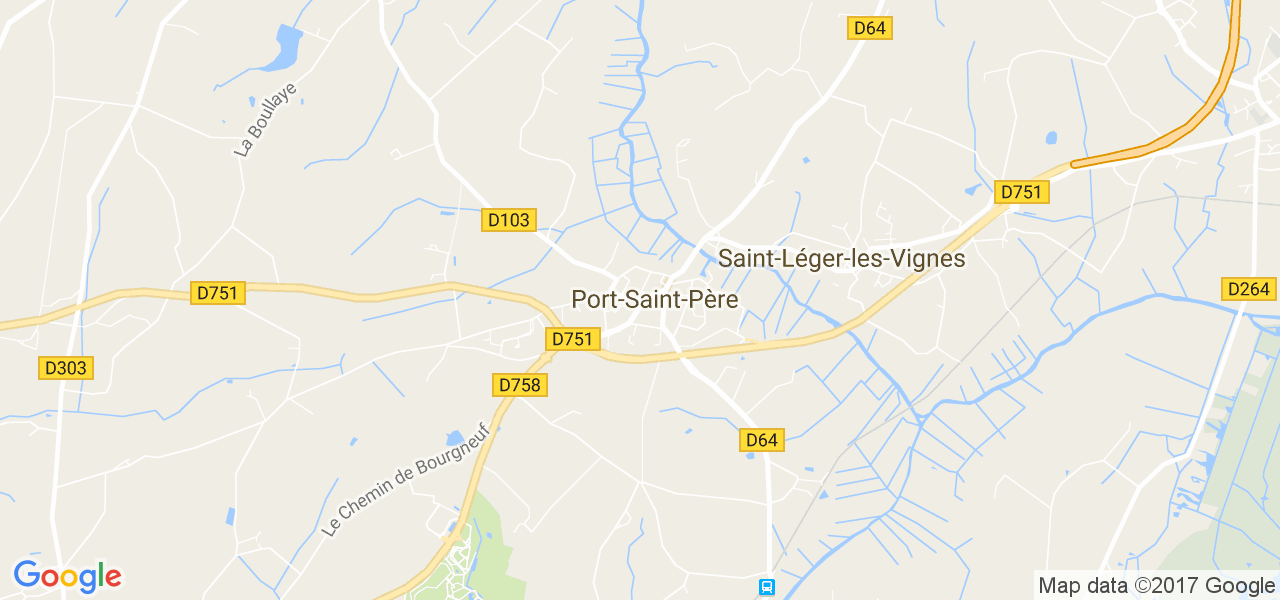 map de la ville de Port-Saint-Père