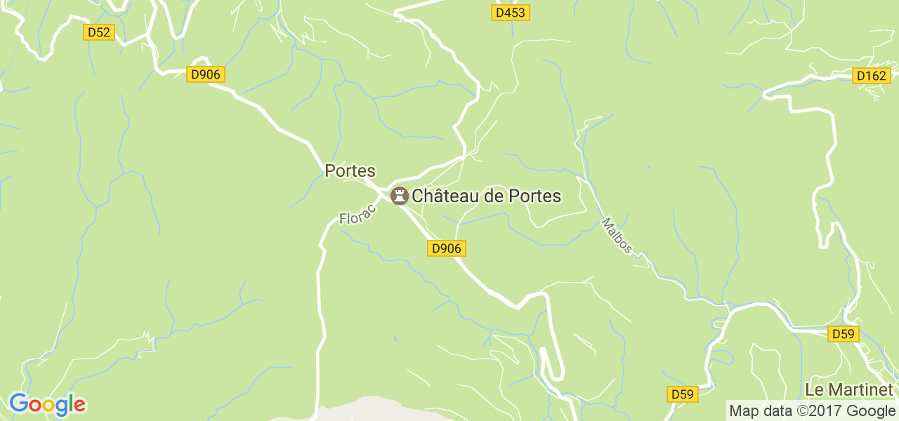 map de la ville de Portes