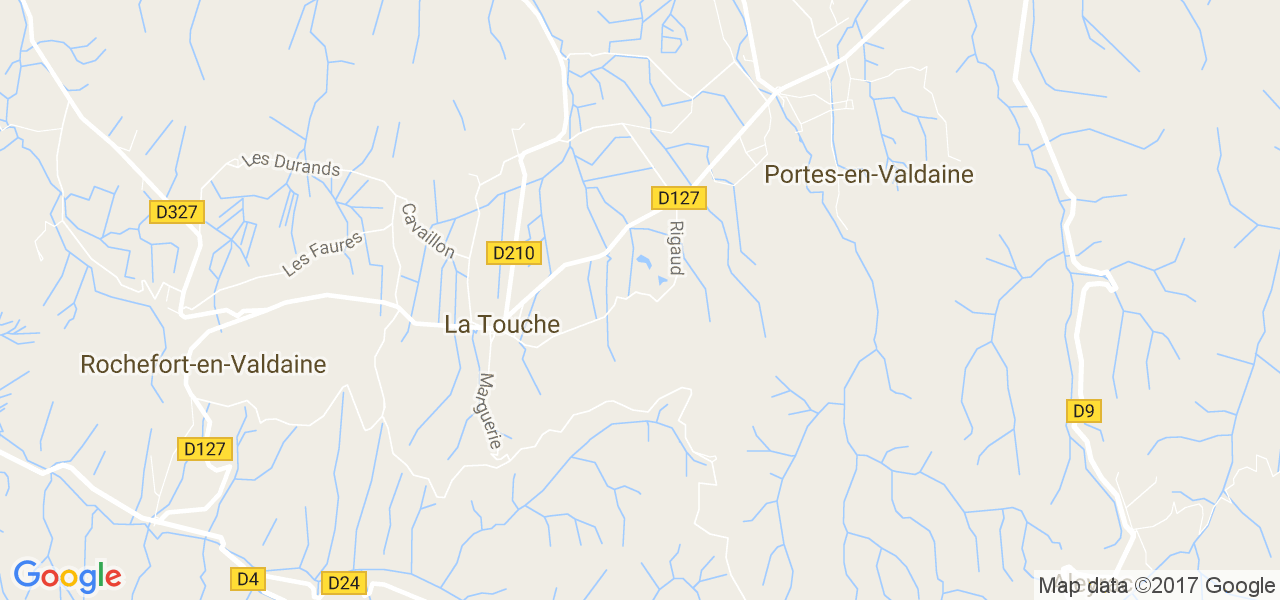 map de la ville de Portes-en-Valdaine