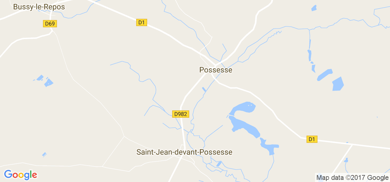 map de la ville de Possesse