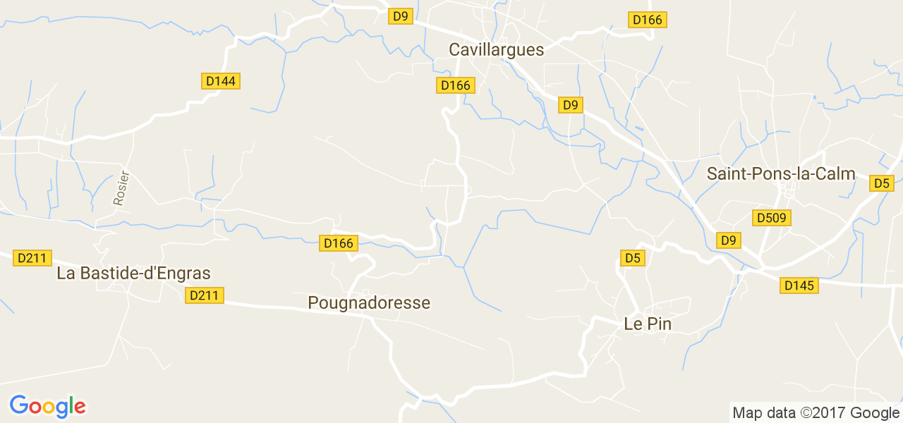 map de la ville de Pougnadoresse