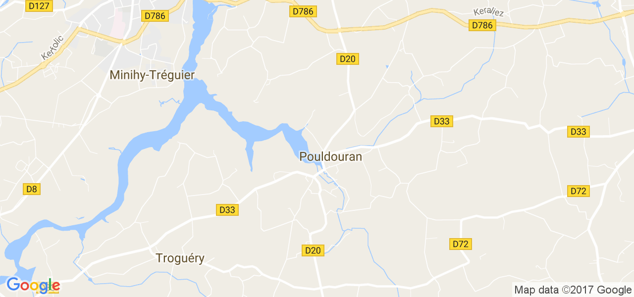 map de la ville de Pouldouran