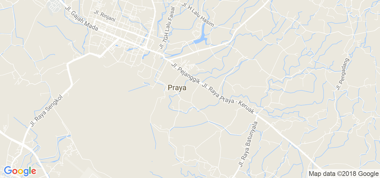 map of the city of Praya