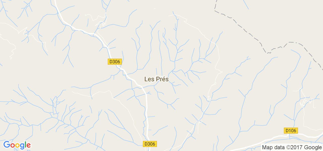 map de la ville de Prés