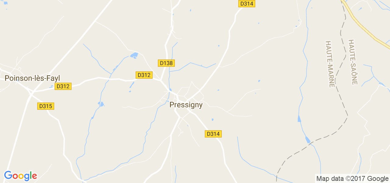 map de la ville de Pressigny