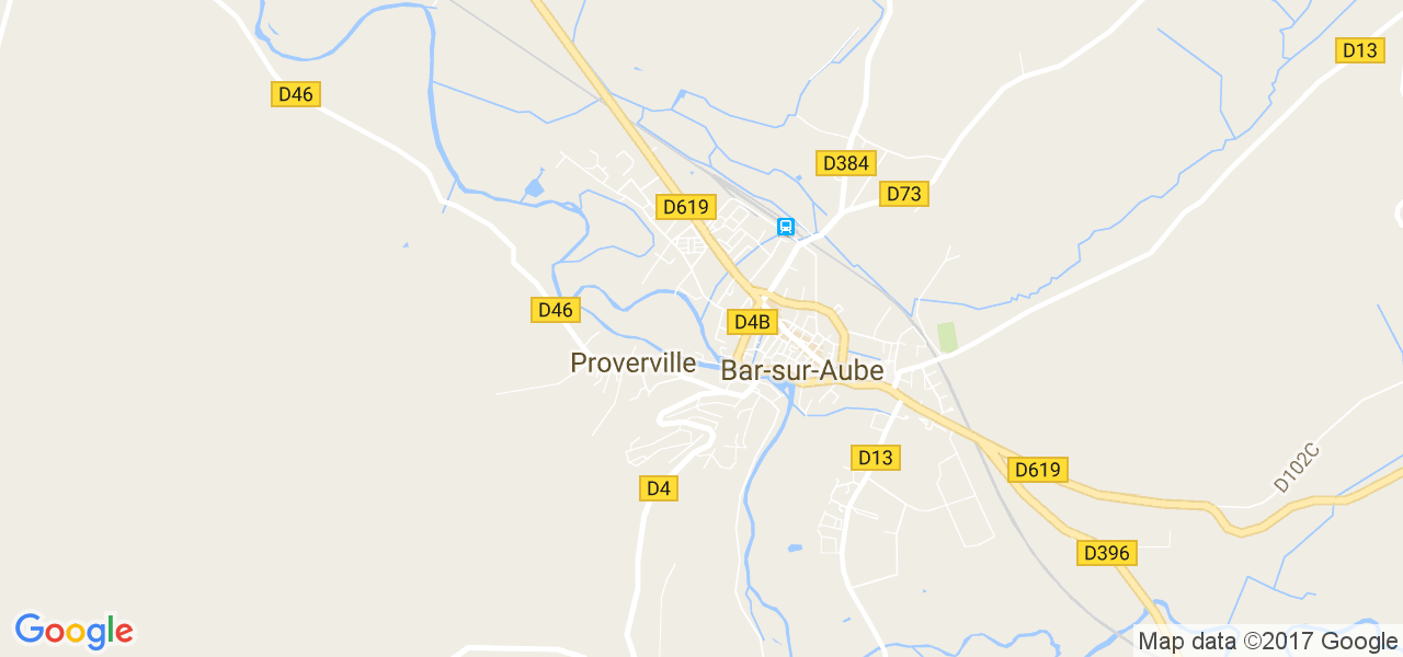 map de la ville de Proverville