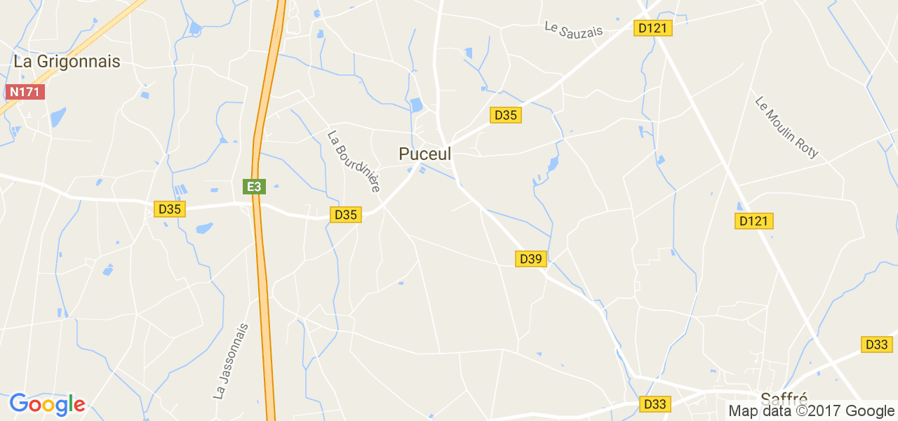 map de la ville de Puceul