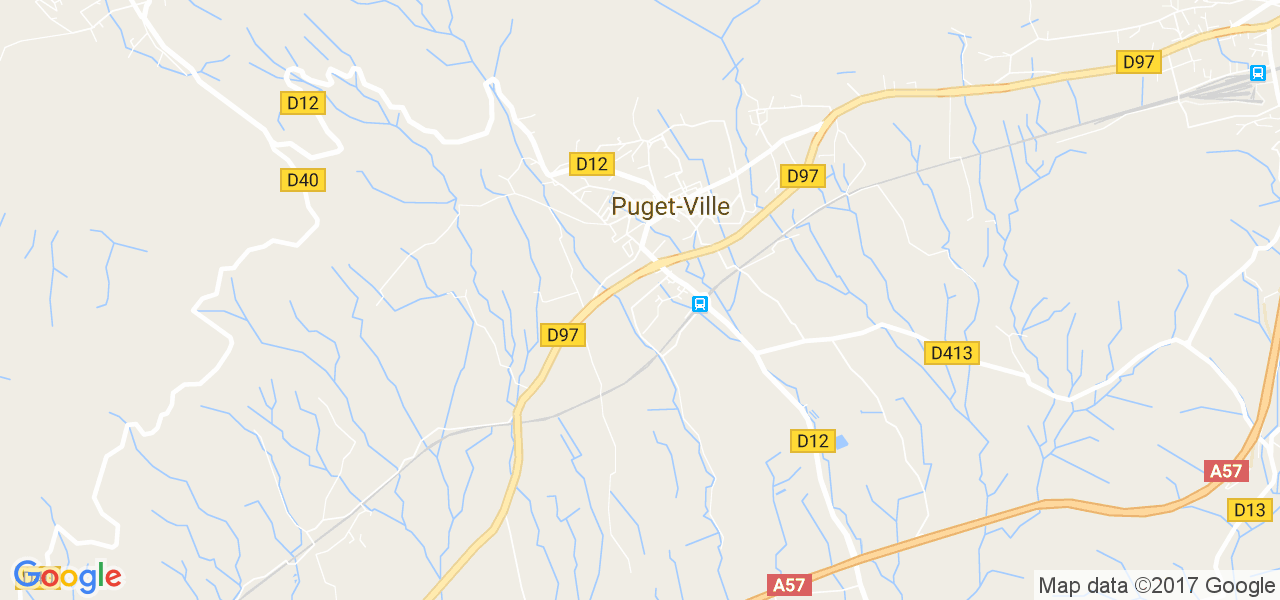 map de la ville de Puget-Ville