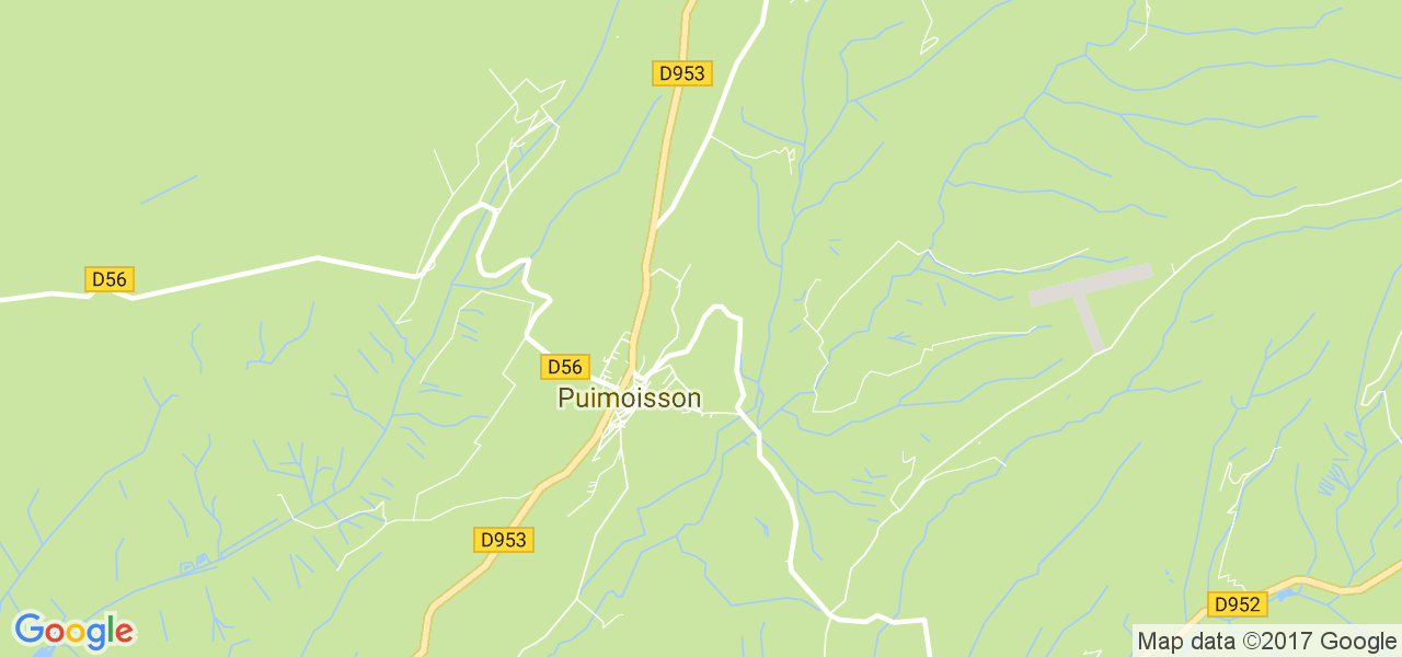 map de la ville de Puimoisson