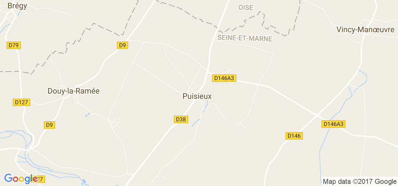 map de la ville de Puisieux