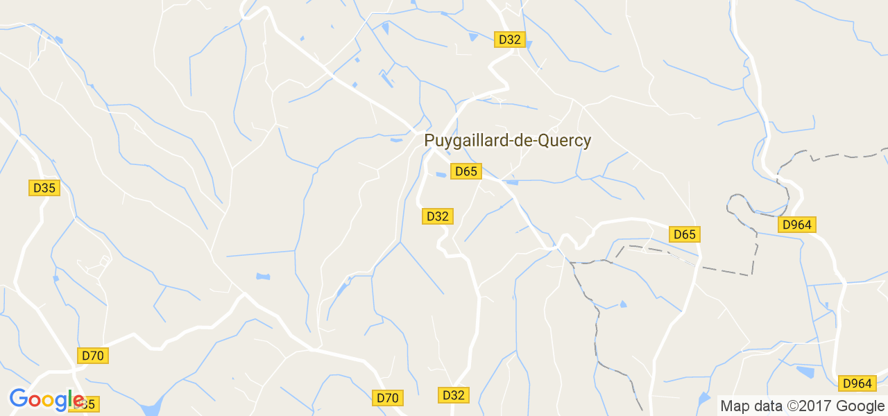 map de la ville de Puygaillard-de-Quercy