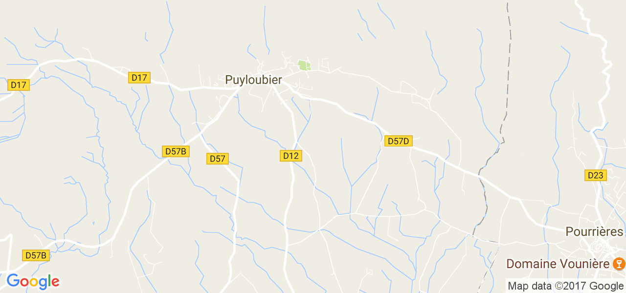 map de la ville de Puyloubier