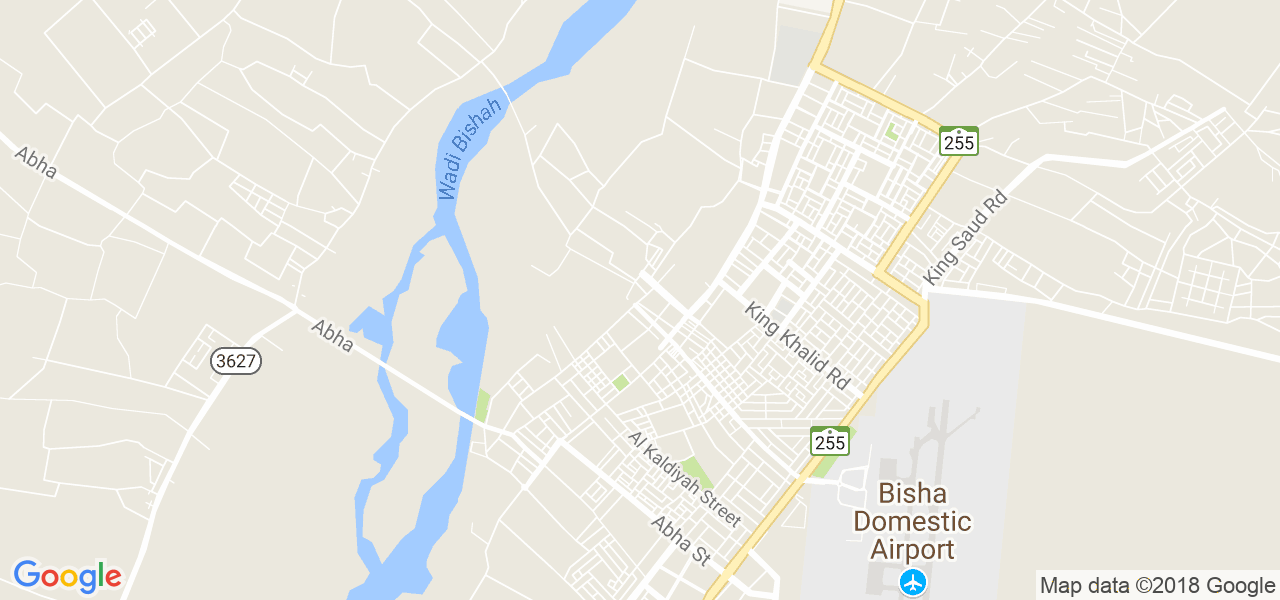 map of the city of Qal at Bishah