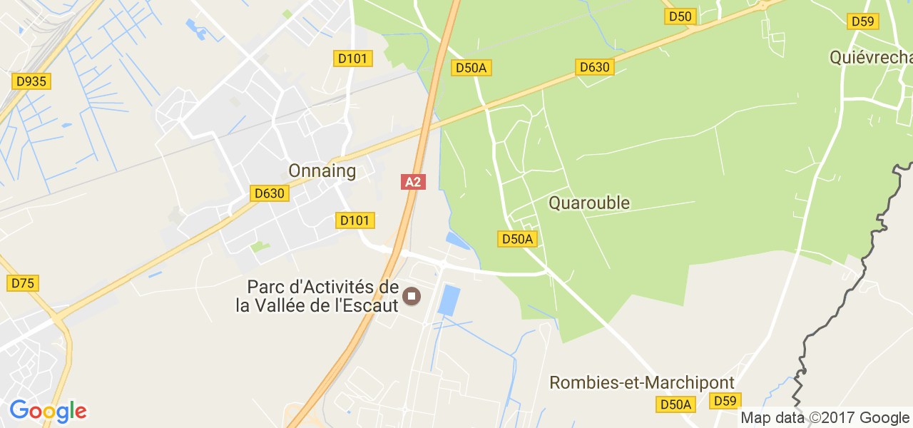 map de la ville de Quarouble