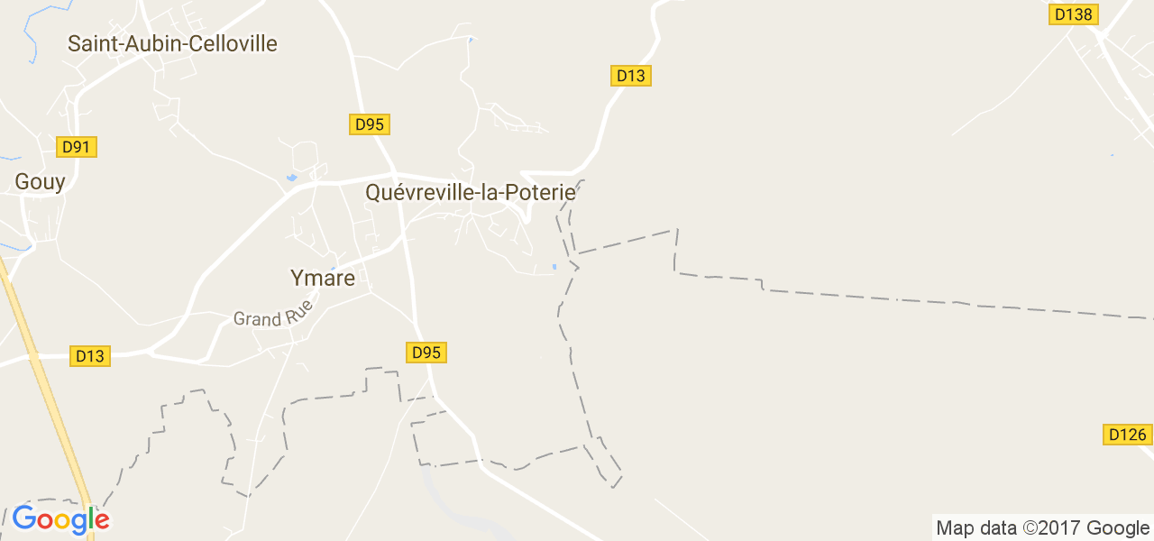 map de la ville de Quévreville-la-Poterie