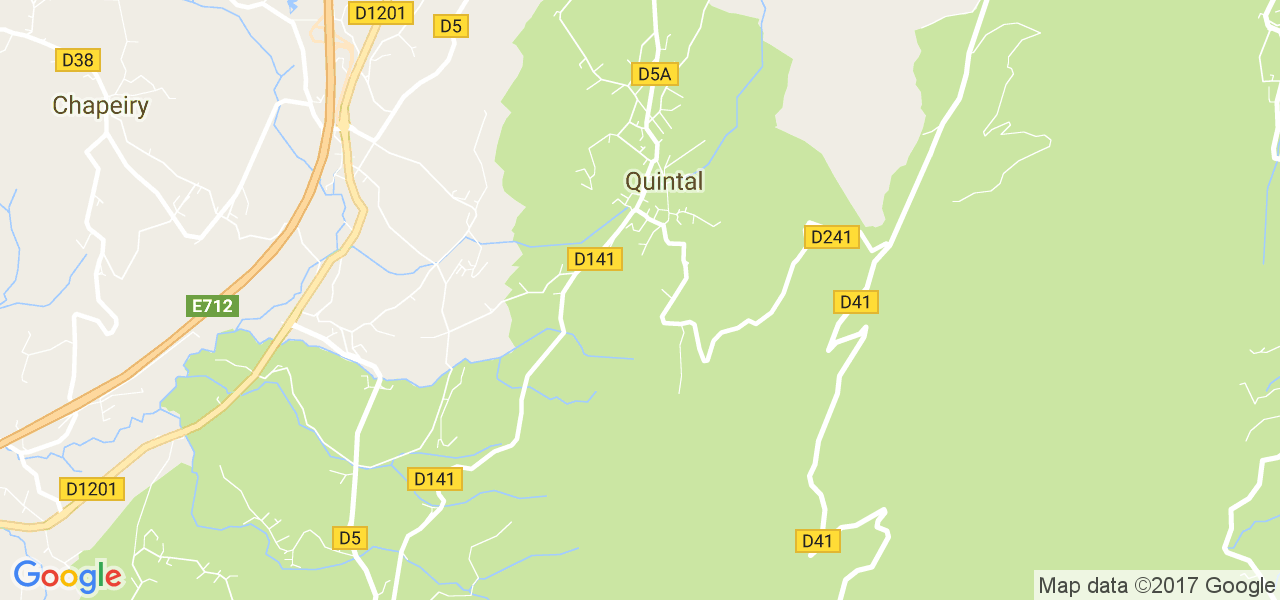 map de la ville de Quintal