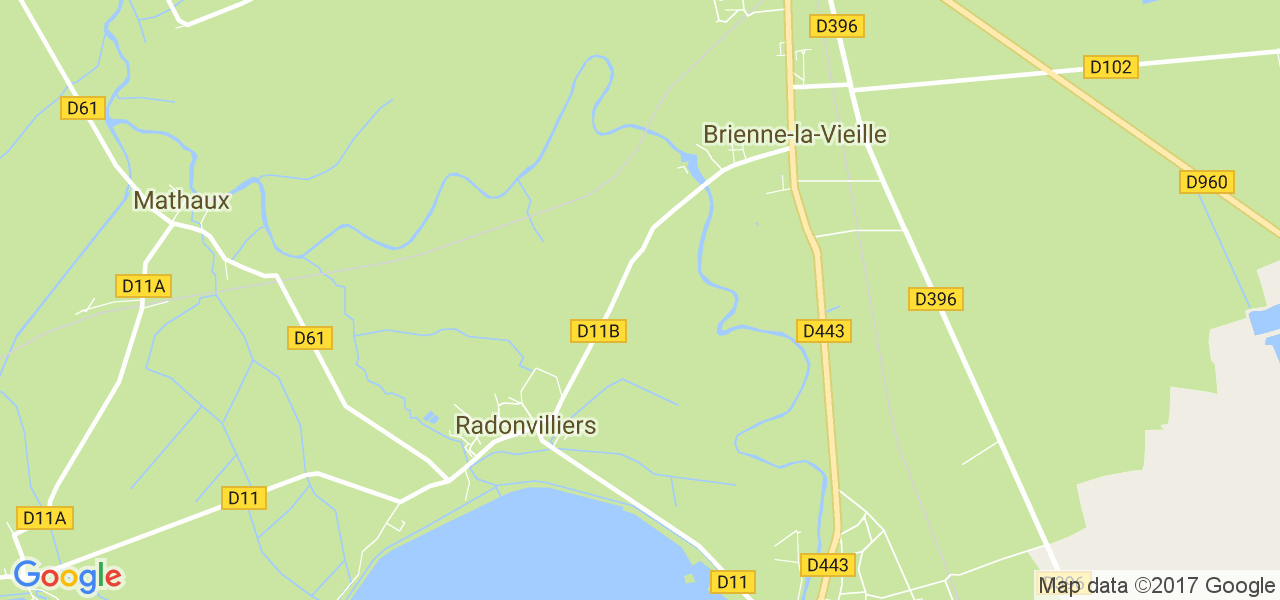 map de la ville de Radonvilliers