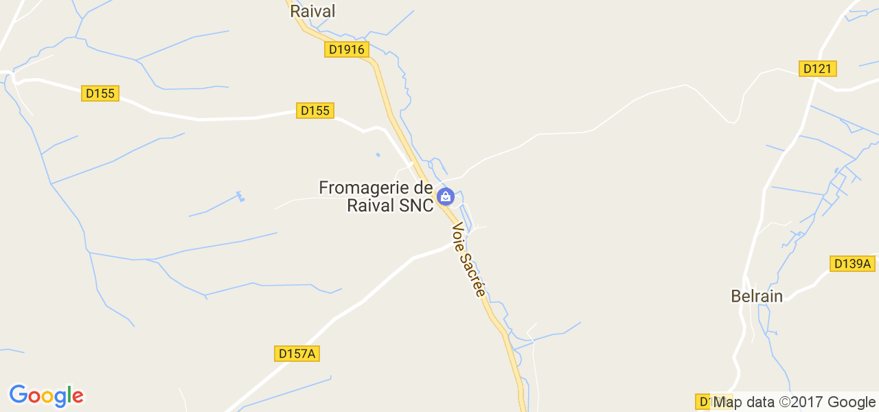 map de la ville de Raival