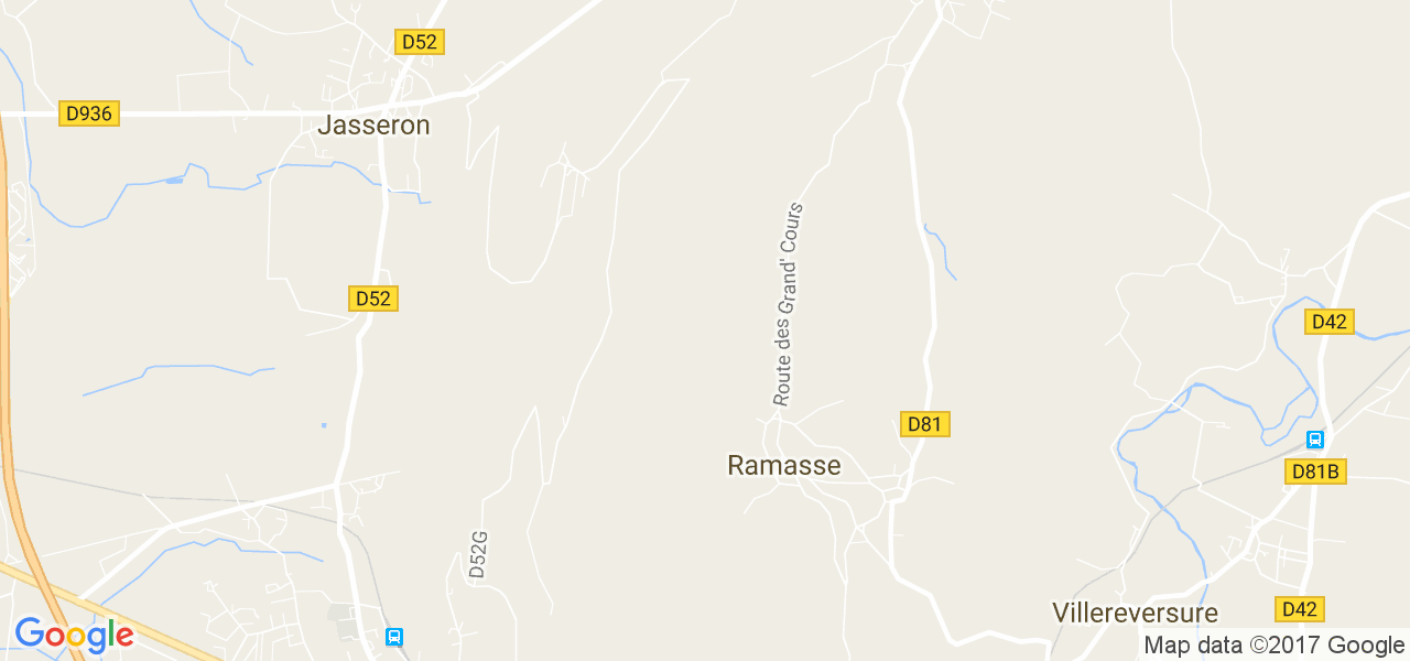 map de la ville de Ramasse