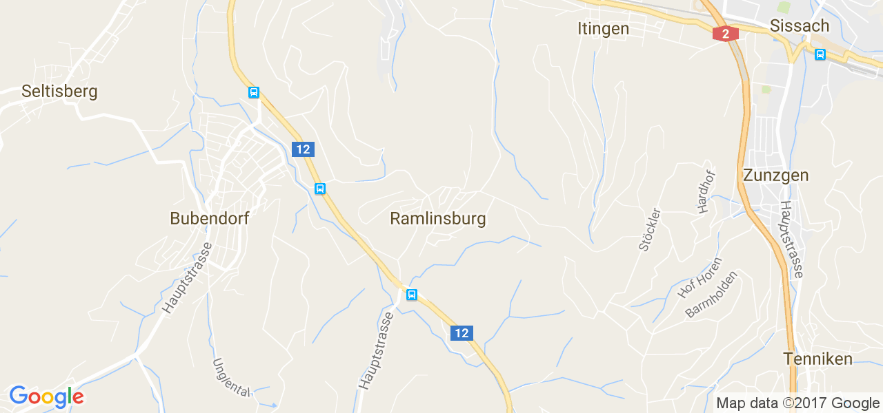 map de la ville de Ramlinsburg