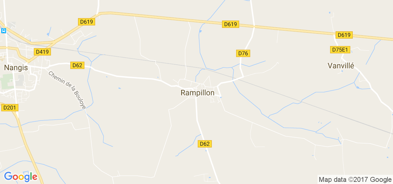 map de la ville de Rampillon