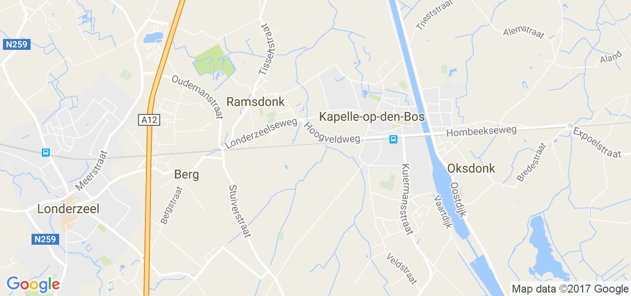 map de la ville de Ramsdonk