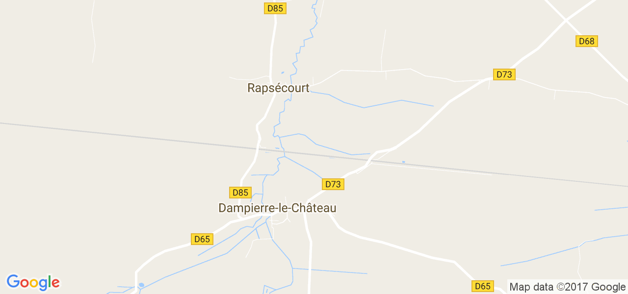 map de la ville de Rapsécourt