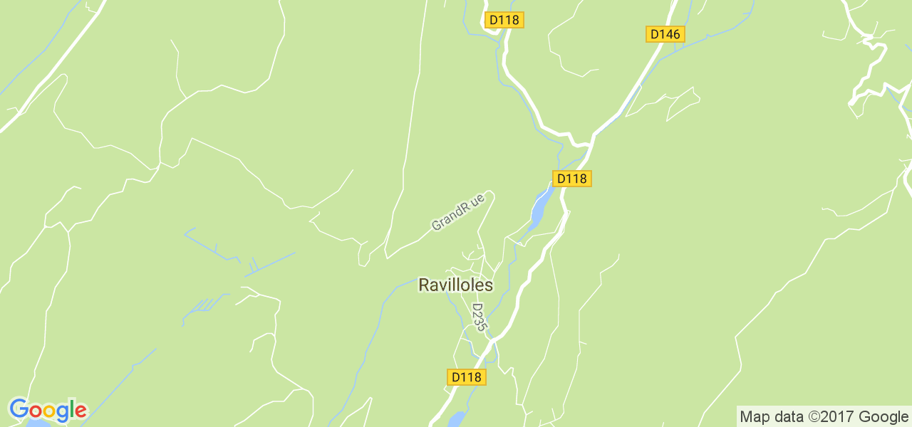 map de la ville de Ravilloles