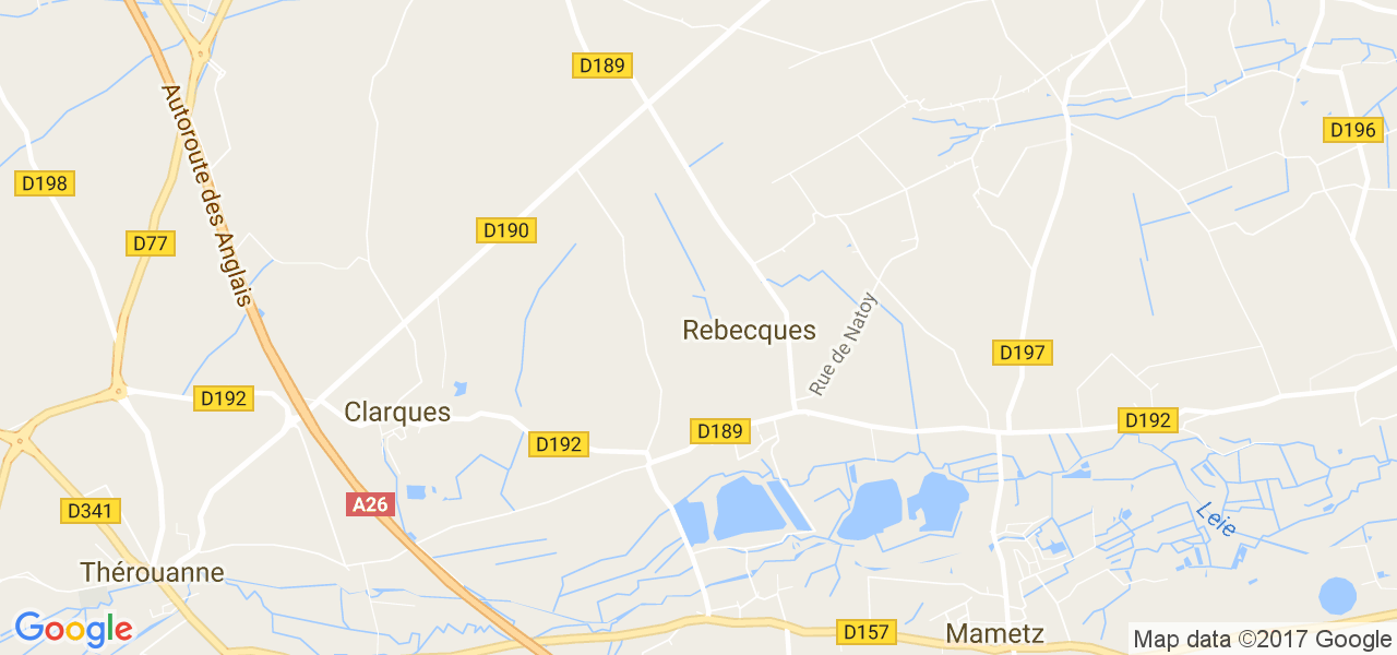 map de la ville de Rebecques