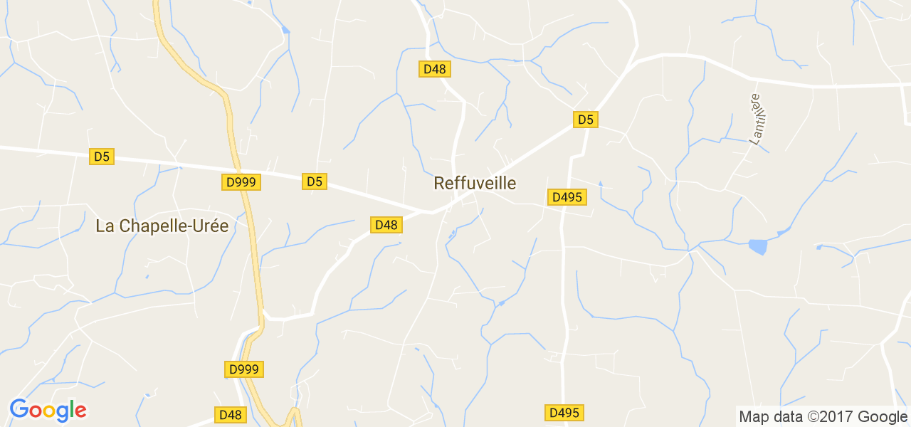 map de la ville de Reffuveille