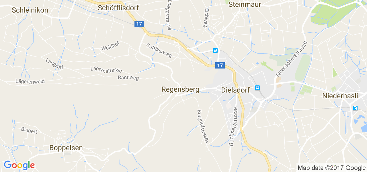 map de la ville de Regensberg