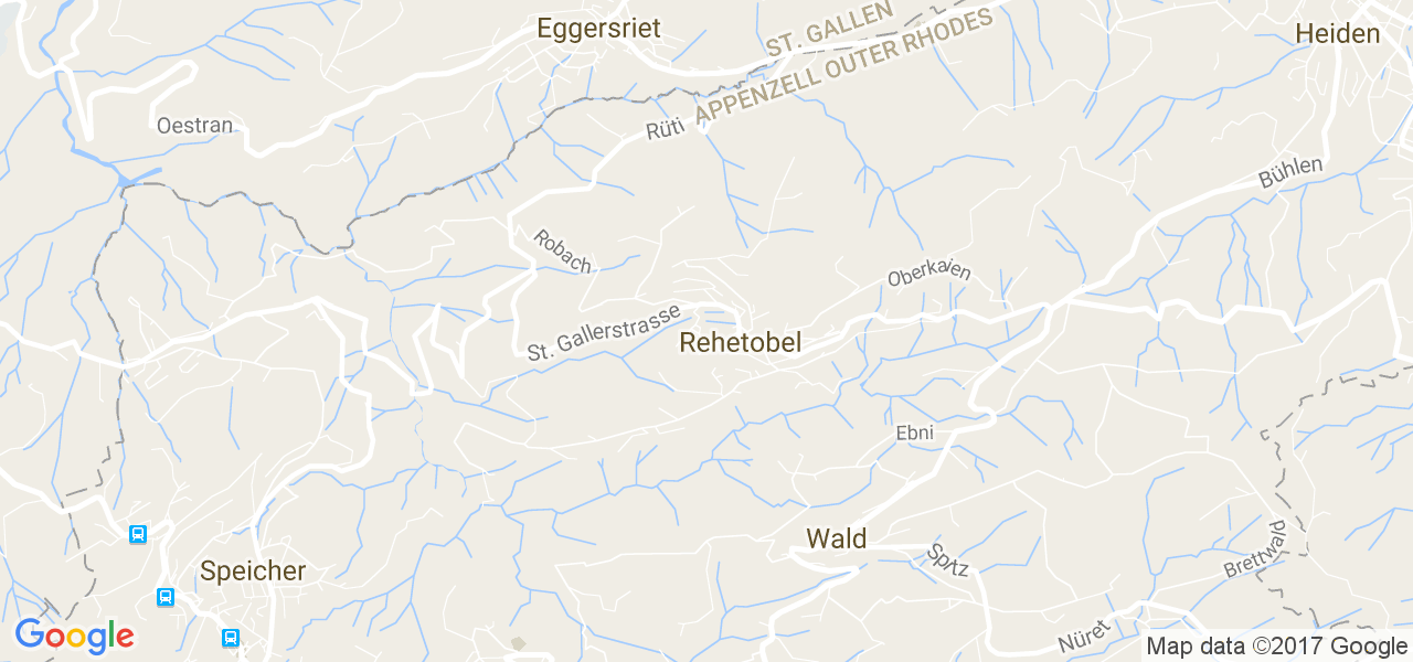 map de la ville de Rehetobel