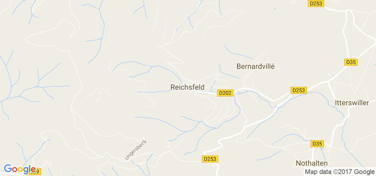 map de la ville de Reichsfeld