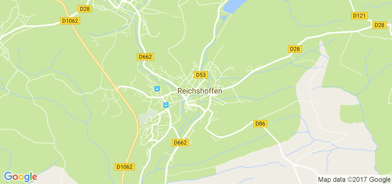 map de la ville de Reichshoffen